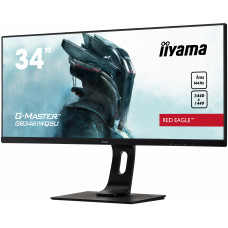 Монитор Iiyama 34" Red Eagle GB3461WQSU-B1 черный IPS LED 1ms 21:9 HDMI M/M матовая HAS Pivot 1000:1 350cd 178гр/178гр 3440x1440 DisplayPort UWQHD USB 9.7кг