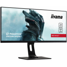 Монитор Iiyama 34" Red Eagle GB3461WQSU-B1 черный IPS LED 1ms 21:9 HDMI M/M матовая HAS Pivot 1000:1 350cd 178гр/178гр 3440x1440 DisplayPort UWQHD USB 9.7кг