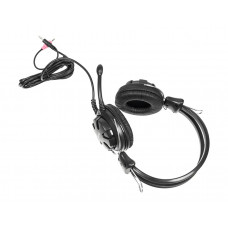 Наушники с микрофоном A4Tech HS-28 черный 1.8м накладные оголовье (HS-28 (BLACK))