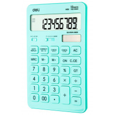 Калькулятор настольный Deli Touch EM01531 голубой 12-разр.