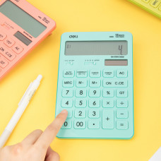 Калькулятор настольный Deli Touch EM01541 красный 12-разр.