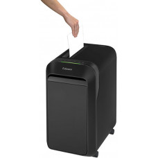 Шредер Fellowes PowerShred LX221 черный (секр.P-5) перекрестный 20лист. 30лтр. скрепки скобы пл.карты