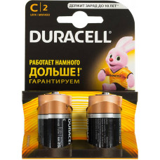 Батарея Duracell Basic LR14-2BL MN1400 C (2шт)