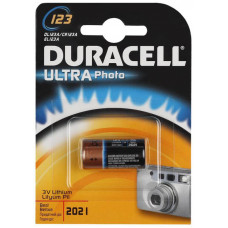 Батарея Duracell Ultra CR17345 CR123A (1шт)