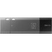 Флеш Диск Samsung 32Gb DUO Plus MUF-32DB/APC USB3.1 серебристый