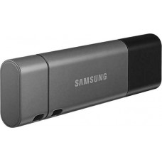 Флеш Диск Samsung 32Gb DUO Plus MUF-32DB/APC USB3.1 серебристый