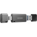 Флеш Диск Samsung 32Gb DUO Plus MUF-32DB/APC USB3.1 серебристый
