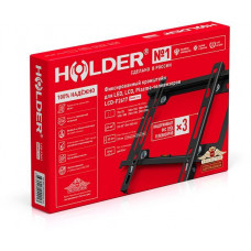 Кронштейн для телевизора Holder F2617-B черный 22"-40" макс.25кг настенный фиксированный