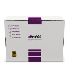Блок питания HIPER HPB-700SM <700W, (20+4+4+4) pin, 3x(6+2) pin, 6xSATA, 4xMolex, 14 см, 80 Plus Bronze, кабель питания,