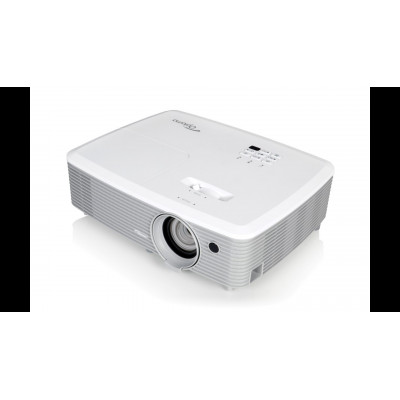 Проектор Optoma EH400+ DLP, Full HD (1920*1080), 4000 ANSI Lm, 22000:1; TR 1.13 - 1.47:1; HDMI x2; MHL; VGA IN; Composite; Audio IN 3,5mm; VGA Out; Audio Out; RS232; USB A Power (5V-1A); 2W; 29/30 Db; RJ45, 2,41 kg [95.78J01GC0E]