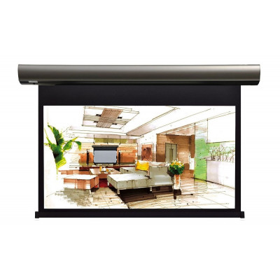 [LCC-100117] Экран с электроприводом Lumien Cinema Control 241x400 см (раб.область 220х390 см) Matte White черн. кайма по периметру, корпус, "титаниум" 16:9