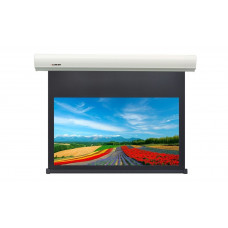 [LCC-100118] Экран с электроприводом Lumien Cinema Control 241x400 см (раб.область 220х390 см) Matte White черн. кайма по периметру, белый корпус, 16:9