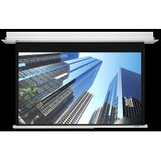 [LMRC-100207] Встраиваемый экран с электроприводом Lumien Master Recessed Control 204х297 см (раб.область 179х287 см) (133") Matte White чёрн.кайма по периметру, черн.кайма сверху 20 см, триггер, RS232, IR, RF управл.в комплекте, цвет корпуса белый 1