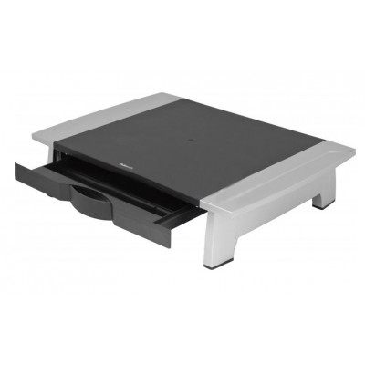 Подставка под монитор Fellowes® Office Suites™ , нагрузка до 36 кг, регулируемая высота от 10 до 15 см, черный/серый.