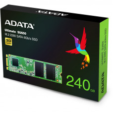 Накопитель SSD A-Data SATA III 240Gb ASU650NS38-240GT-C Ultimate SU650 M.2 2280