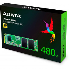 Накопитель SSD A-Data SATA III 480Gb ASU650NS38-480GT-C Ultimate SU650 M.2 2280