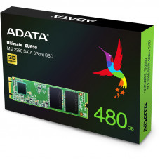 Накопитель SSD A-Data SATA III 480Gb ASU650NS38-480GT-C Ultimate SU650 M.2 2280