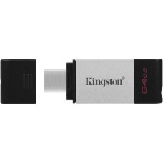 Флеш Диск Kingston 64Gb DataTraveler 80 DT80/64GB USB3.0 черный
