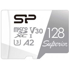 Флеш карта microSDXC 128Gb Class10 Silicon Power SP128GBSTXDA2V20SP Superior + adapter