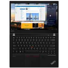 Ноутбук Lenovo ThinkPad T14 G1 T Core i7 10510U 16Gb SSD512Gb Intel UHD Graphics 14" IPS Touch FHD (1920x1080) Windows 10 Professional black WiFi BT Cam