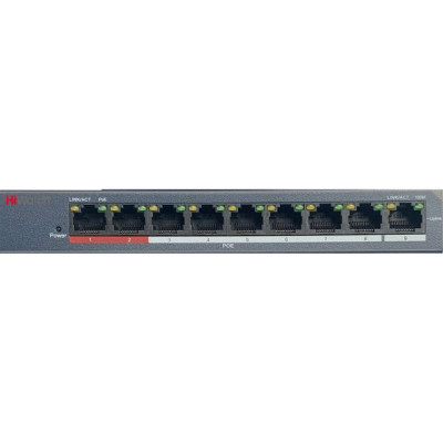Коммутатор HiWatch DS-S908P(B) 9x100Mb 8PoE 60W неуправляемый