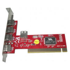 Контроллер PCI VIA6212 (4+1) 5xUSB2.0 Bulk