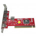 Контроллер PCI VIA6212 (4+1) 5xUSB2.0 Bulk