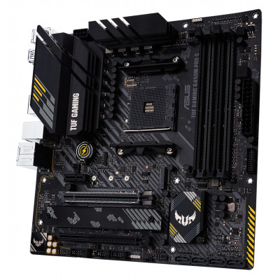 Материнская плата Asus TUF GAMING B450M-PRO S Soc-AM4 AMD B450 4xDDR4 mATX AC`97 8ch(7.1) 2.5Gg RAID+HDMI+DP