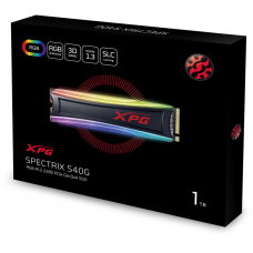 Накопитель SSD A-Data PCI-E x4 1Tb AS40G-1TT-C S40G RGB M.2 2280