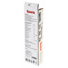 Сетевой фильтр Buro 600SH-16-3-W 3м (6 розеток) белый (коробка)