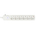 Сетевой фильтр Ippon BK112 1.8м (6 розеток) белый (коробка)