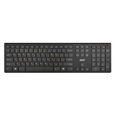 Клавиатура + мышь Acer OKR030 клав:черный мышь:черный USB беспроводная slim