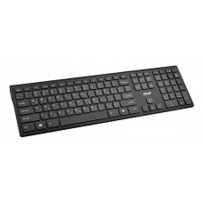 Клавиатура + мышь Acer OKR030 клав:черный мышь:черный USB беспроводная slim