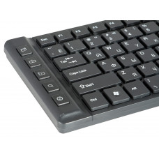 Клавиатура Acer OKW010 черный USB slim Multimedia