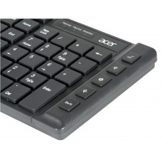 Клавиатура Acer OKW010 черный USB slim Multimedia