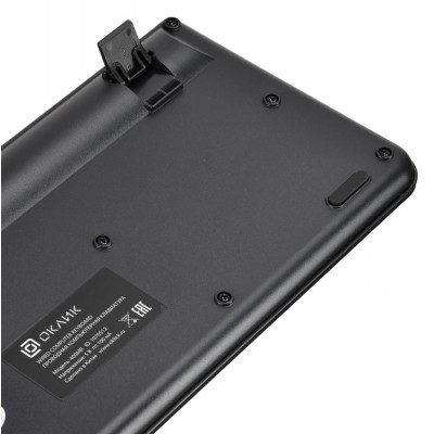 Клавиатура Оклик 400MR черный USB slim