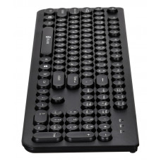 Клавиатура Оклик 400MR черный USB slim