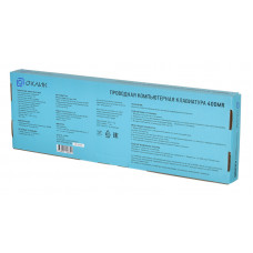 Клавиатура Оклик 400MR черный USB slim