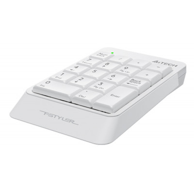Числовой блок A4Tech Fstyler FK13P белый USB slim для ноутбука