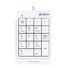 Числовой блок A4Tech Fstyler FK13P белый USB slim для ноутбука