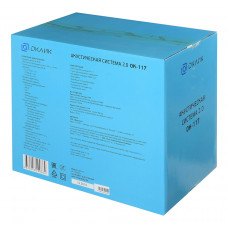 Колонки Оклик OK-117 BT 2.0 черный 80Вт BT