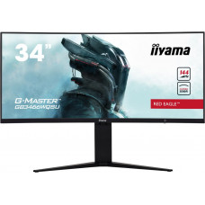Монитор Iiyama 34" Red Eagle GB3466WQSU-B1 черный VA LED 1ms 21:9 HDMI M/M матовая HAS 400cd 178гр/178гр 3440x1440 DisplayPort UWQHD USB 9.5кг