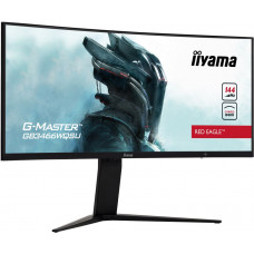 Монитор Iiyama 34" Red Eagle GB3466WQSU-B1 черный VA LED 1ms 21:9 HDMI M/M матовая HAS 400cd 178гр/178гр 3440x1440 DisplayPort UWQHD USB 9.5кг