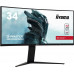Монитор Iiyama 34" Red Eagle GB3466WQSU-B1 черный VA LED 1ms 21:9 HDMI M/M матовая HAS 400cd 178гр/178гр 3440x1440 DisplayPort UWQHD USB 9.5кг