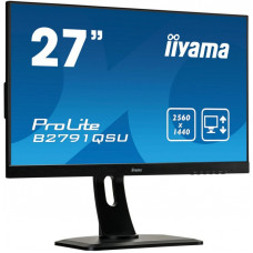 Монитор Iiyama 27" ProLite B2791QSU-B1 черный TN LED 1ms 16:9 DVI HDMI M/M матовая HAS Pivot 1000:1 350cd 170гр/160гр 2560x1440 DisplayPort Ultra HD 2K (1440p) USB 6.1кг