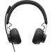 Наушники с микрофоном Logitech Zone Wired Teams черный матовый 1.9м накладные USB оголовье (981-000870)