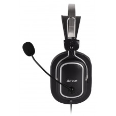 Наушники с микрофоном A4Tech HU-50 черный 2м накладные USB оголовье