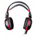 Наушники с микрофоном A4Tech Bloody G300 черный/красный 2.2м мониторные оголовье (G300 BLACK+RED)