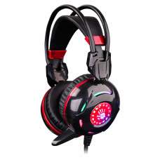 Наушники с микрофоном A4Tech Bloody G300 черный/красный 2.2м мониторные оголовье (G300 BLACK+RED)