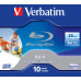 Диск BD-R Verbatim 25Gb 6x Jewel case (10шт) Printable Scratch proof (43713)